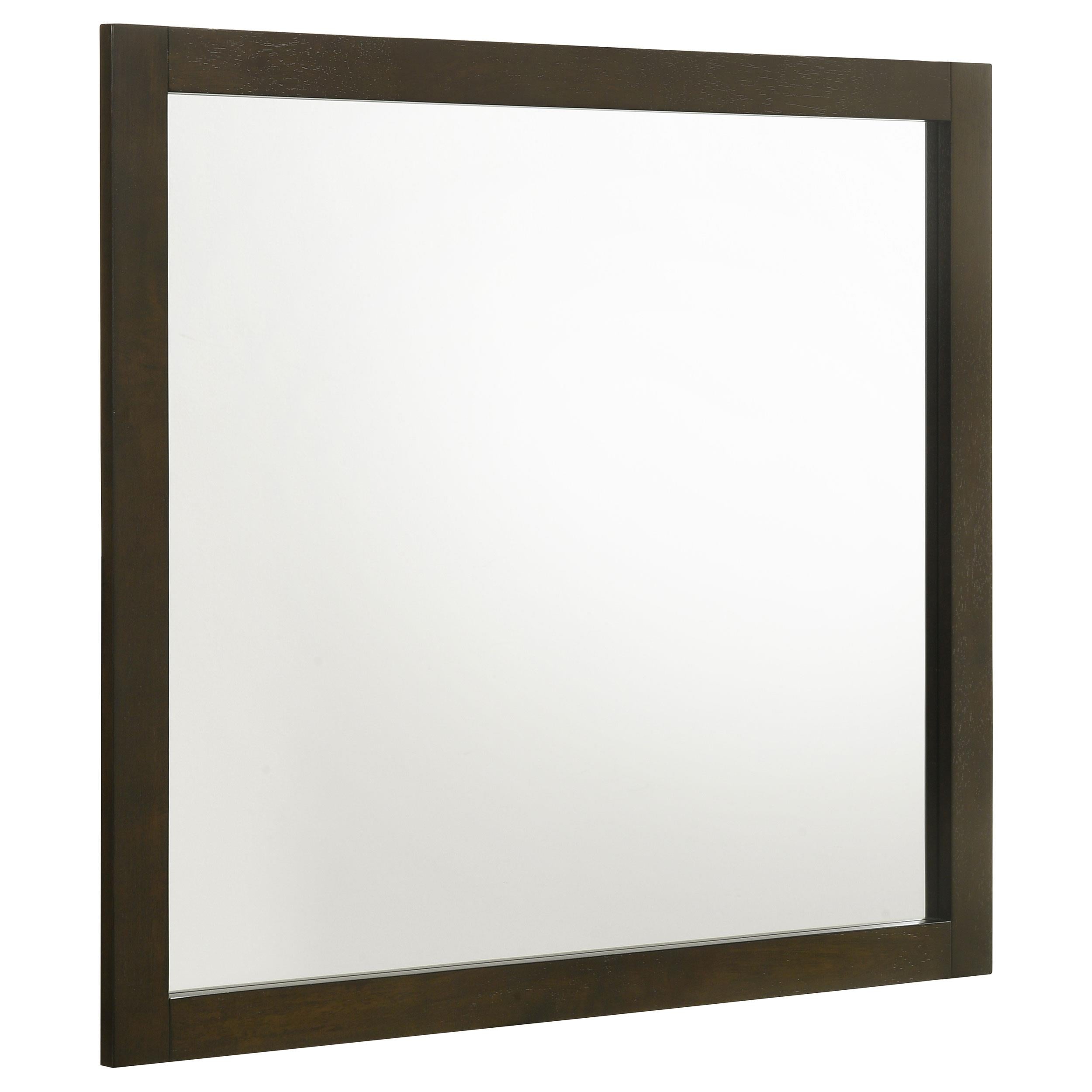 Coaster Furniture Wilkes 224424 Dresser Mirror - Dark Cocoa IMAGE 1